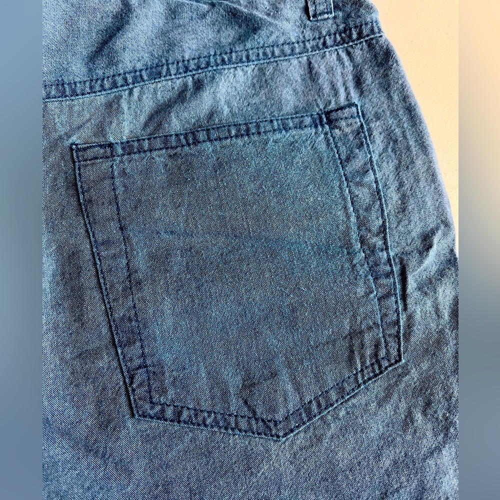💙👖DKNY Denim Blue Cotton Shorts NEW🩳 - Picture 4 of 9